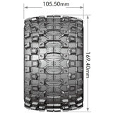Louise MFT MT-Uphill Sport 1/8 Monster Truck Tires (2) 17mm 0 1/2