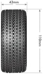 Louise SC-Maglev 1/10 Short Course Tires Soft 12 14 & 17mm Removable Hex