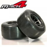 MACH4 MCH300 Front F1 Tire w Black Wheels (2)