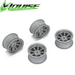 Louise LNBA264 8 Spoke Wheel +4mm Gray LMX