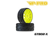 VP-PRO 1/8 GT Yellow Spoke Wheel (2) Soft-Hard Blade-Tech