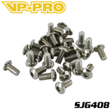 VP-PRO SIG408 Round Headed Screws 4x8mm BLACK STEEL (30)