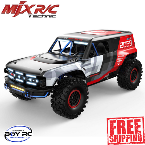 MJX Hyper Go H8P 1/8 Ford Bronco R Baja 1000 ARTR