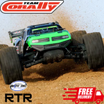 Team Corally Punisher 4S 1/10 Monster Truck RTR Green No Batt/Charger