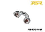 POWERSTAR PS-105M-S 1/8 GT On-Road Exhaust Manifold Silver
