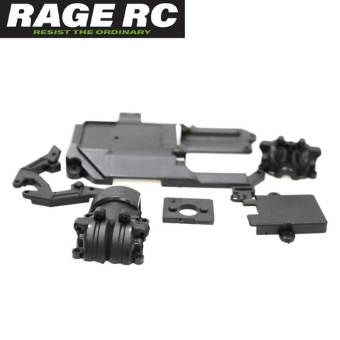 Rage RC RGRC2462 Mini Trek Upper Deck Servo Cover & Gearbox Housing