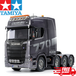 Tamiya Scania 770 S 8x4/4 Gun Metal Edition RC Tractor Trailer