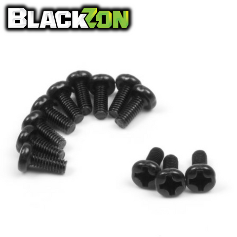 BlackZon BZN540157 Pan Head Screws 2.5x6mm