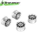 Louise LNBA268 10 Spoke Wheel +4mm Silver LMX