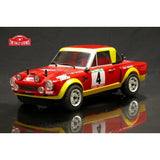 The Rally Legends EZRL2410 1/10 124 Fiat Abarth Clear Body