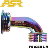 POWERSTAR PS-105M-L-R 1/8 Conical On-Road Exhaust Manifold Rainbow with iridescent finish designed for radio control parts and rc car performance upgrades.