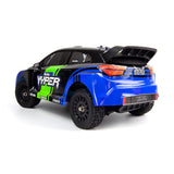 BlackZon Vyper RX RC Rally Car RTR 1/14 4WD Blue/Green