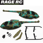Rage RC RGR6121 Canopy Set Marines Hero-Copter Military
