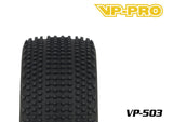 VP-PRO VP-503U Striker Evo 1/10 Short Course Truck Tires (2) M3-4 shown with aggressive tread pattern designed for enhanced grip and performance on RC cars.