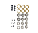 Hobby Plus HBP240479 1.2 Steelie Bead Lock Wheel Silver (6)