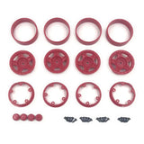 Hobby Plus HBP240503 Deep Star 1.2" Beadlock Wheel Red (4)