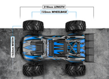 BlackZon Spryte MT Turbo 1/20 4WD Monster Truck Blue RTR Brushless