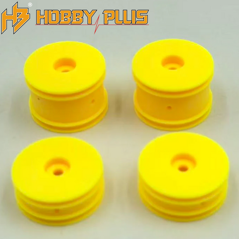 Hobby Plus HBP240101 Yellow Front & Rear Wheels Speck B