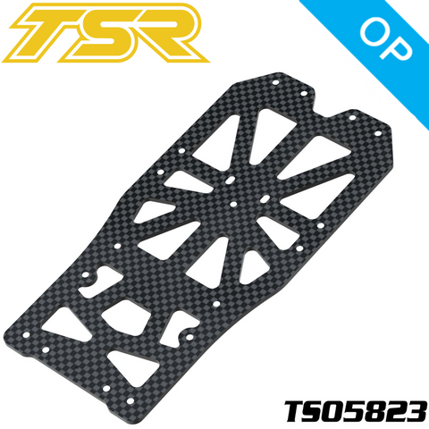 Team Saxo TS05823 Carbon Fiber Main Chassis 2.5mm GT-300W-V4