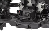 Team Corally C-00180-976 4mm Rear Aluminum Suspension Arm Mount RR installed on a radio control car chassis, highlighting durable aluminum and precision engineering for rc car parts.