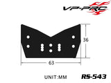 VP-PRO RS-543 CB-9011 Truggy Body Mount Adaptor Glass Fiber 8IGHT-XT