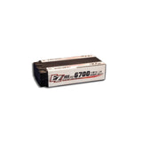 EZpower Ice Series 6700mah Long Run Shorty Lipo HV PRO 7.6v 2s 140/70c battery designed for high-performance radio control parts and rc cars.