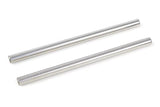 Team Corally C-00180-1217 Lower Inner Rear Suspension Arm Pivot Pin 70mm (2) set of durable metal rods designed for RC car suspension repair and upgrade.