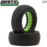 Whitz 1/10 Wingman Front 2.2" Slick Tires (2) SS Soft RC Car High Bite Dirt Oval