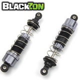BlackZon BZN540428 Front Aluminum Shock Set Vyper & Turbo featuring durable aluminum construction and springs designed for high-performance radio control car parts.