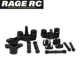 Rage RC RGRC2456 Mini Trek Steering Hubs & Link