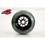 MACH4 MCH300 Front F1 Tire w Black Wheels (2)