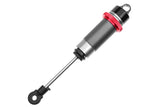 Team Corally C-00180-134-1 Shock Absorber "Ready Build" 600 CPS Oil designed for rc car parts with durable metal construction and red adjustment ring for performance tuning.