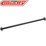 Team Corally COR00180-954 Center Rear Drive Shaft 141.5mm Steel designed for radio control parts and rc car parts, ideal for rtr rc cars performance upgrades.