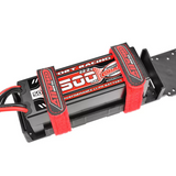 Team Corally C-50536 Pro Battery Straps 300x20mm Silicone Anti-Slip Red (2)