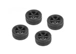 Louise LNHA477 1/10 On-Road Tires 5 Spoke Wheel Black 26mm