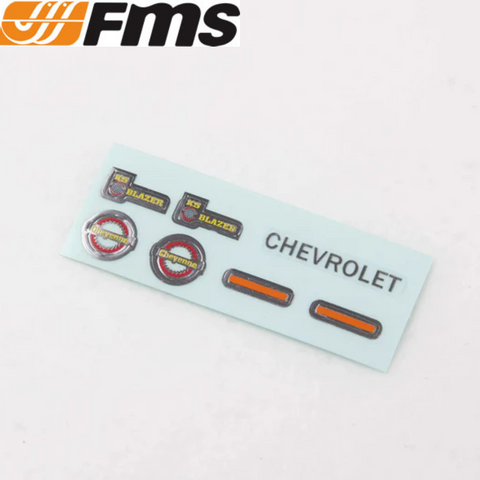 FMS C3094 Decal Sheet FCX24 Chevy K5 Blazer