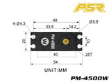 POWERSTAR PM-4500W New HV DC Digital Waterproof Servo Steering 1/10 1/8 RC Car