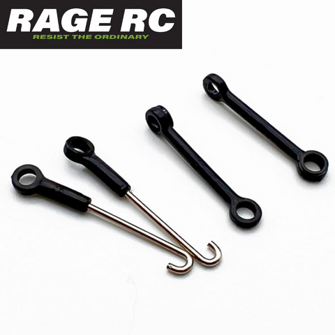 Rage RC RGR6017 Pushrod Linkages (2) Volitar & Voiltar X