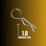 Bermco RC Parts 1/24 Body Clips (10)