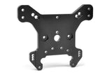 Black anodized aluminum shock tower designed as a replacement part for radio control cars, specifically the Team Corally C-00180-1234 SC Rear 5mm Aluminum Shock Tower model.