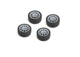 Louise LNBA371 Rally Tires + Wheels 10 Spoke Gray +1mm LMX