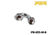 POWERSTAR PS-105M-S 1/8 GT On-Road Exhaust Manifold Silver