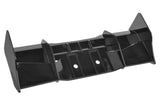 Black aerodynamic composite wing designed for rc cars, the Team Corally C-00180-902 Composite Wing Black Asuga XLR enhances performance and style.
