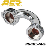 POWERSTAR PS-105M-S 1/8 GT On-Road Exhaust Manifold Silver