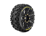 Lousie MFT B-Uphill 1/8 Buggy Tires 17mm Black Spoke Rim Soft (2) RC Car Truck