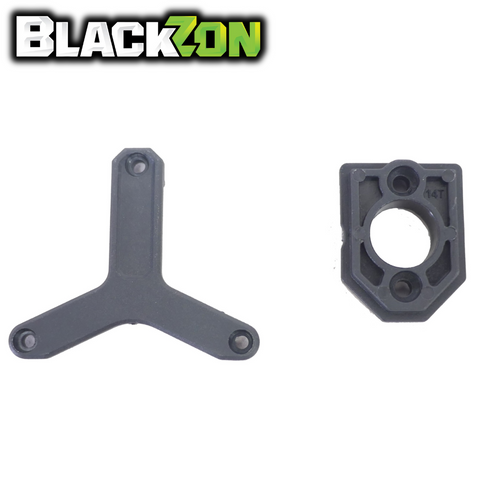 BlackZon BZN540019 Servo Top Plate & Motor Guard