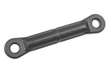 Team Corally C-00180-1020 Servo Steering Link in black plastic, designed as a durable radio control part for precise steering in rc cars.