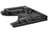 Black molded plastic rc car chassis brace designed for reinforcement and stability, identified as Team Corally C-00180-913 Rear Chassis Brace.