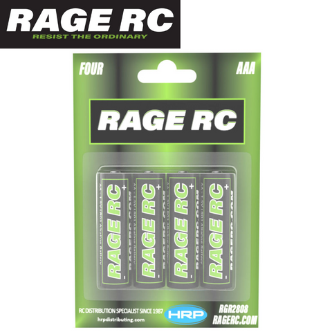 Rage RC AAA Alkaline Batteries (4)