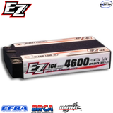 EZpower Ice Series 4600mah ULCG Shorty Lipo HV PRO 7.6v 2s 140/70c battery designed for high performance in radio control car parts and rtr rc cars.